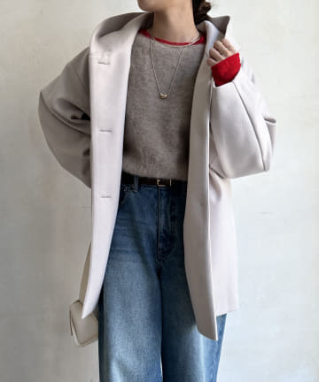 【WEB限定】ウーレットフーディーコート