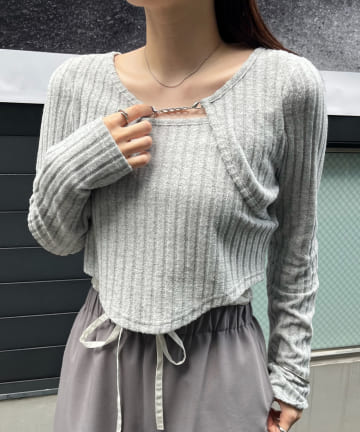 [mline]レイヤードトップス