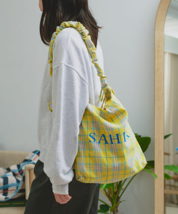 BIRTHDAY BAR(バースデイバー) 【SAHIR サヒール】Shoulder Shirring Totebag