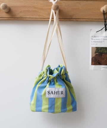 BIRTHDAY BAR(バースデイバー) 【SAHIR サヒール】Drawstring bag 巾着ポーチ