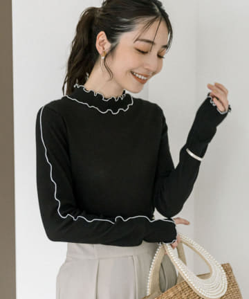OUTLET(アウトレット) 【La boutique BonBon】メローテレコカットソー