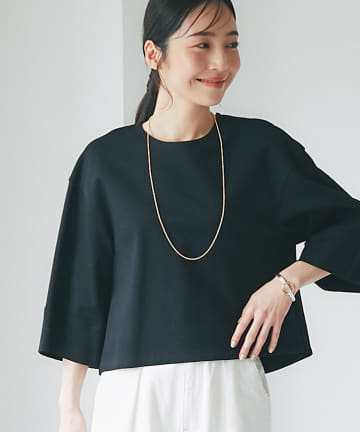 OUTLET(アウトレット) 【La boutique BonBon】ポンチベルスリーブカットソー