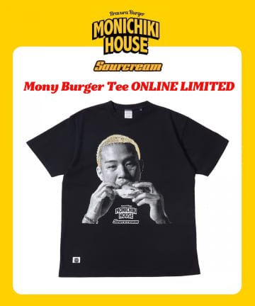 WHO’S WHO gallery(フーズフーギャラリー) MONICHIKIHOUSE ×SOUR CREAMモニーバーガーTEE