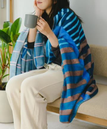 BIRTHDAY BAR(バースデイバー) 【SAHIR サヒール】vertical line blanket