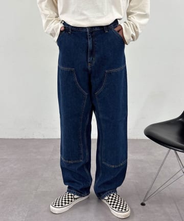 【Carhartt WIP/カーハート ダブリューアイピー】DOUBLE KNEE PANT stone washed