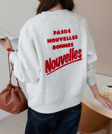 【WEB限定】サガラ刺繍ロゴラグランスウェット