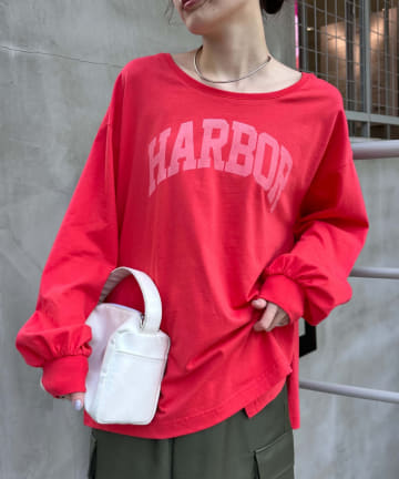 OUTLET(アウトレット) 【CIAOPANIC TYPY】ルーズボリュームスリーブカレッジチュニックTEE
