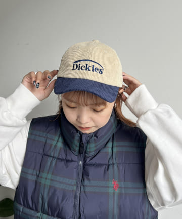 CPCM(シーピーシーエム) 【Dickies】コーデュロイ刺繍キャップ