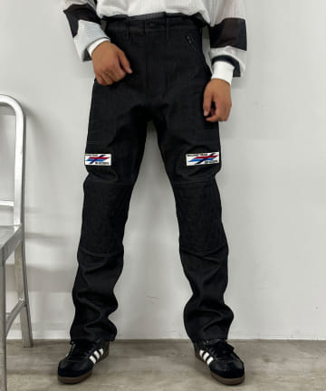 CIAOPANIC(チャオパニック) 【SHIDEN/紫電】MOTOR CYCLE PANT -13.5OZ DENIM
