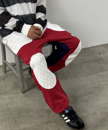 CIAOPANIC(チャオパニック) 【SHIDEN/紫電】MOTOR CYCLE STRING EASY PANT - PILE JERSEY