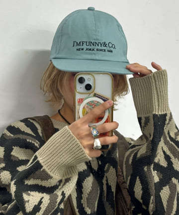 【RePRODUCTION LABEL / リプロダクションレーベル】刺繍ロゴキャップ