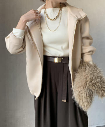 【WEB限定】ダンボールニットブルゾン