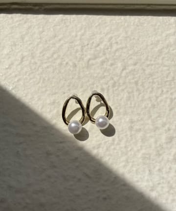パールサークルピアス