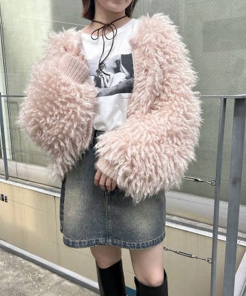 [mline]モップカーディガン