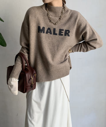 【WEB限定】MALERハイネックプルオーバー