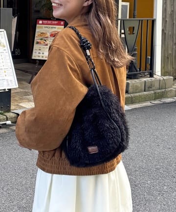 【FUKA's企画】PUパラコードギャザーミニショルダーバッグ