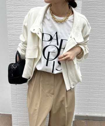 【WEB限定】裾バルーンブルゾン