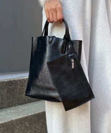MILLELA FIRENZE メタリックミニトート