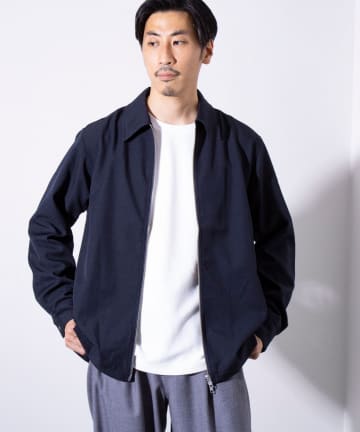 FREDY & GLOSTER(フレディ アンド グロスター) 【GLOSTER】classy ジップアップ シャツブルゾン