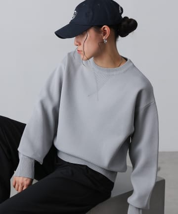 ガゼット付スウェットライクニット