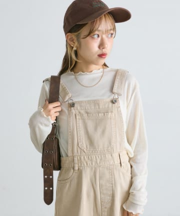 OUTLET(アウトレット) 【w closet】シアーボトルネックカットソー