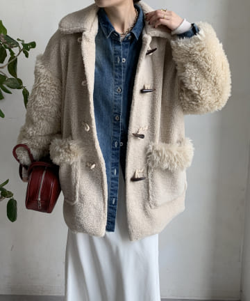 【WEB限定】ミックスボアコート