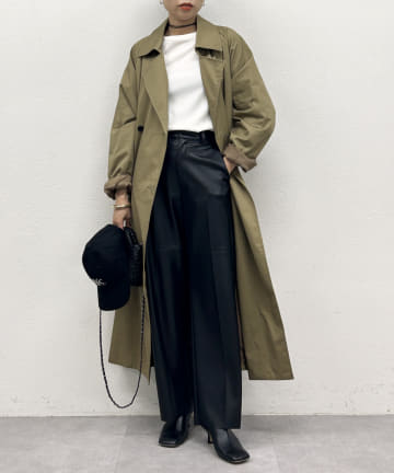 OUTLET(アウトレット) 【Loungedress】オーバートレンチコート