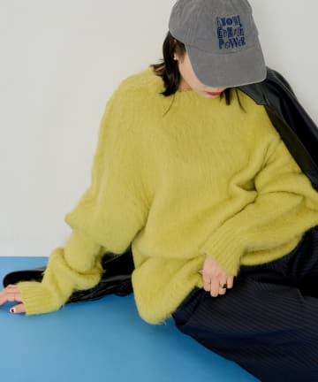 OUTLET(アウトレット) 【Kastane】【WHIMSIC】シャギーニットプルオーバー