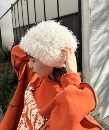 w closet(ダブルクローゼット) 【４色展開】つぶつぶニット帽
