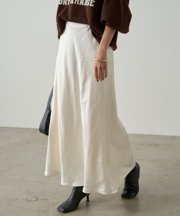 サテンマーメイドスカート