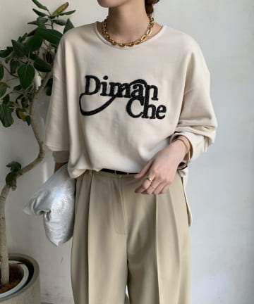 【WEB限定】ラメサガラ刺繍プルオーバー