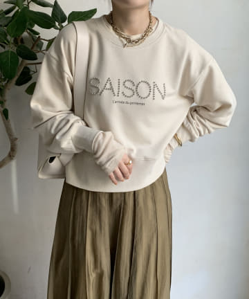 【WEB限定】スタッズロゴプルオーバー