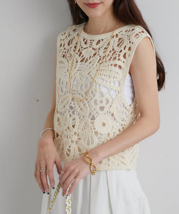 レースベストニット