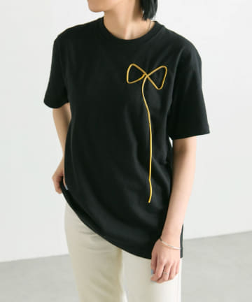 ear PAPILLONNER(イア パピヨネ) ニュアンスコードTシャツ【SUM1 STYLE(スミスタイル)】