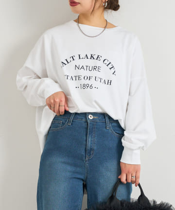 シルケット風ロゴロンＴ