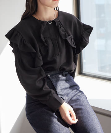 FANAKA big collar blouse | mystic(ミスティック)レディース