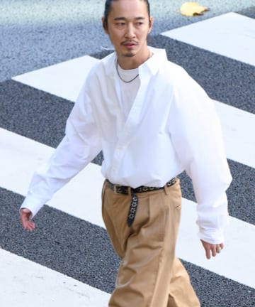 CHEMISE Lui's タイプライター L/S Big shirts