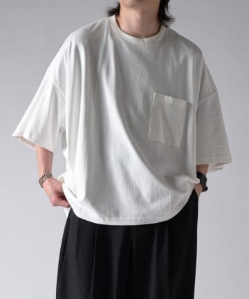 デザインポケ半袖T ITTI exclusive for Lui's