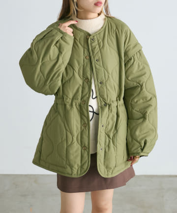 OUTLET(アウトレット) 【w closet】２WAYキルティングジャケット