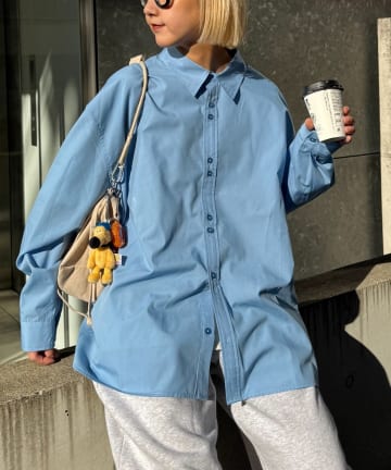 CIAOPANIC TYPY(チャオパニックティピー) デザインボタンブロードシャツ