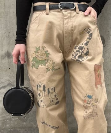 ペイントチノパン【Work of Art × SUM1 STYLE (ワークオブアートケンダイ×スミスタイル)】
