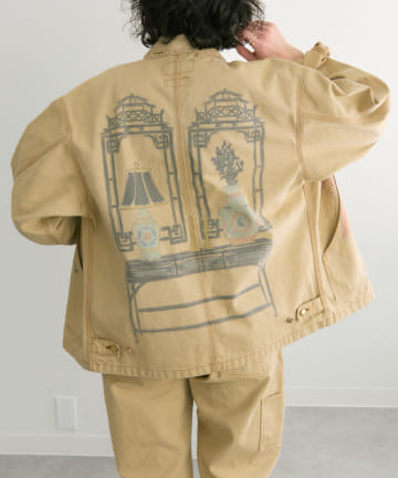 ペイントジャケット【Work of Art × SUM1 STYLE (ワークオブアートケンダイ×スミスタイル)】