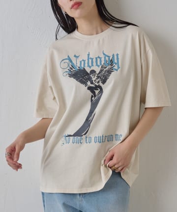 COLONY 2139(コロニー トゥーワンスリーナイン) 【SS先行予約】ピグメント加工マリアプリントTシャツ