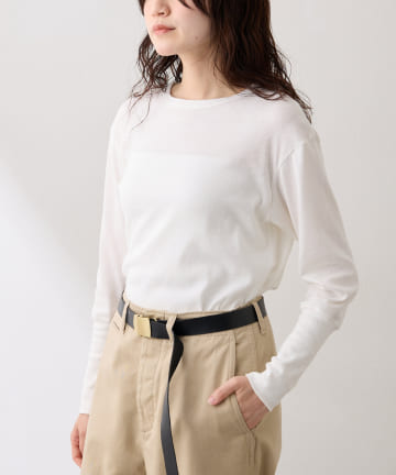 Whim Gazette(ウィム ガゼット) 【OVERNEATH】Hemp Longsleeves 077