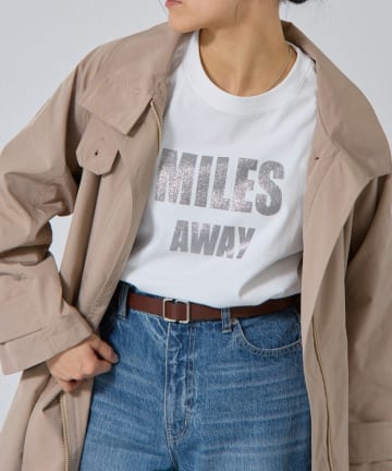 COLONY 2139(コロニー トゥーワンスリーナイン) MILESラメロゴTシャツ