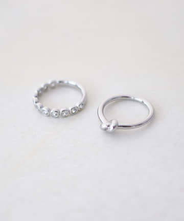 【GOLDY】グレインノットSETリング