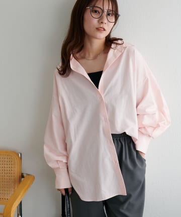 DISCOAT(ディスコート) 【着回し力の高い万能シャツ！】ブロードビッグシャツ