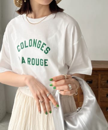 DISCOAT(ディスコート) 【WEB限定】アーチロゴ半袖Tシャツ
