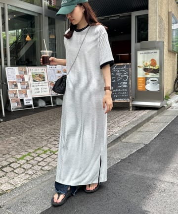 【WEB限定】ワッフルロングワンピース