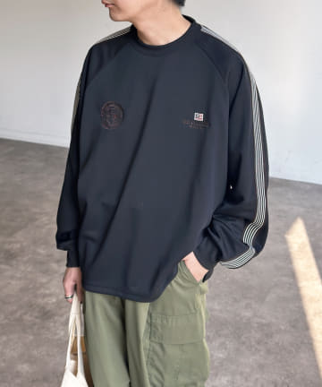 CPCM(シーピーシーエム) 【U.S. POLO ASSN.】袖ラインユニフォームプルオーバー